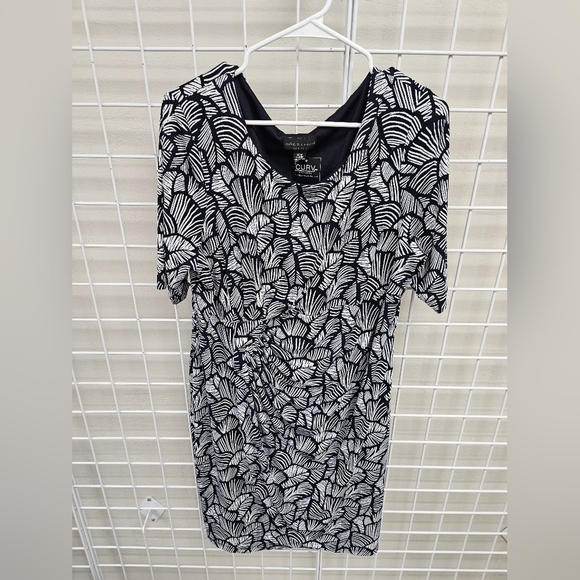 Navy and white dress sz 10 - Picture 2 of 5